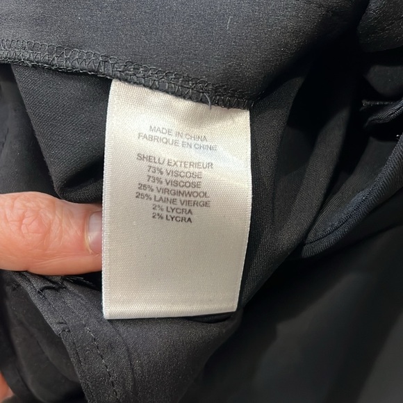 Helmut Lang Black Dress Pants with Zipper Pockets - Picture 6 of 6